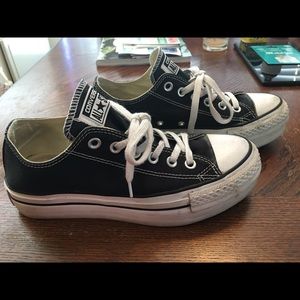 Converse all star 2" platform sneakers 🖤